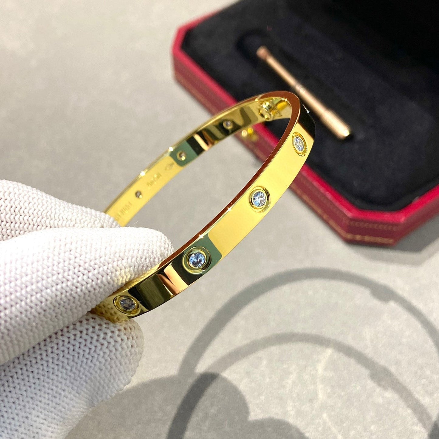 Mysitc LOVE BRACELET 6.1MM 10 DIAMONDS