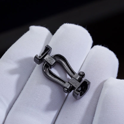 Mysitc FORCE LARGE SERIES HORSESHOE BLACK SAMURAI BRACELET