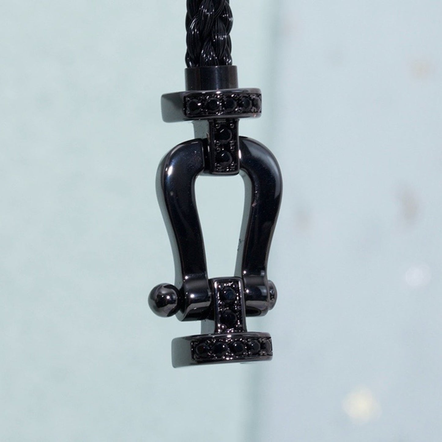 Mysitc FORCE LARGE SERIES HORSESHOE BLACK SAMURAI BRACELET