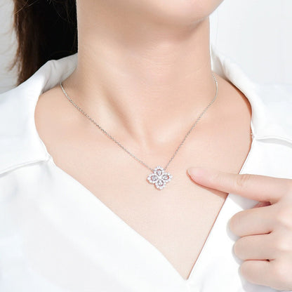 Mysitc LOOP NECKLACE FULL MOTIF DIAMOND 16MM MULTIPLE COLORS