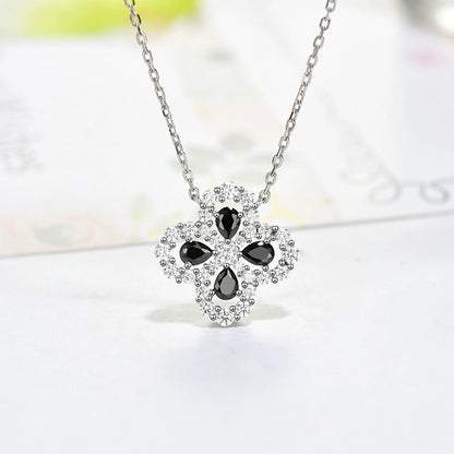 Mysitc LOOP NECKLACE FULL MOTIF DIAMOND 16MM MULTIPLE COLORS