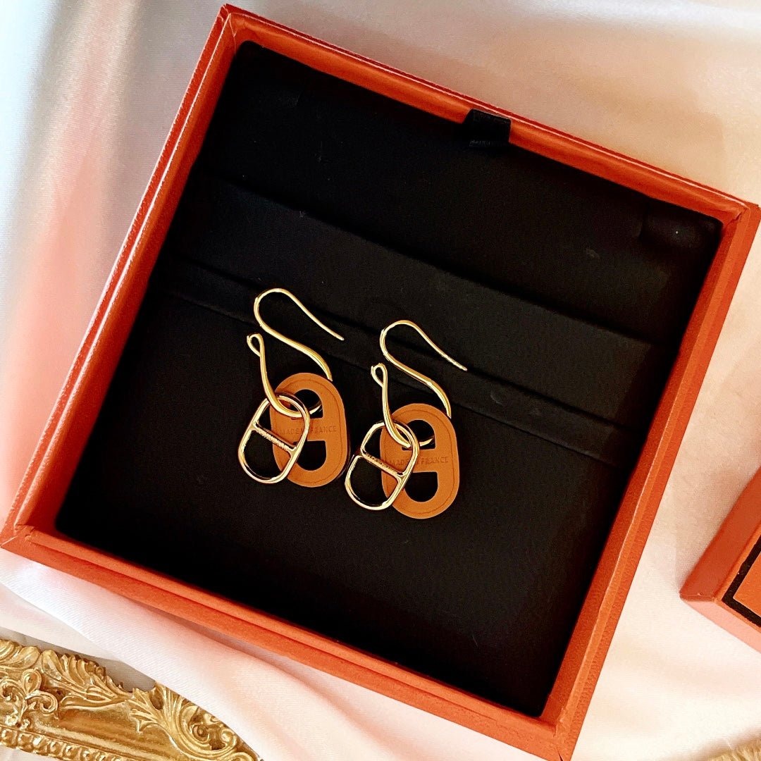 Mysitc HM O'MAILLON GOLD EARRINGS