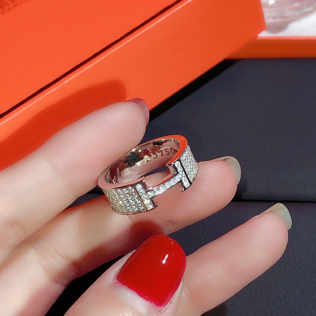 Mysitc H RING FULL DIAMOND