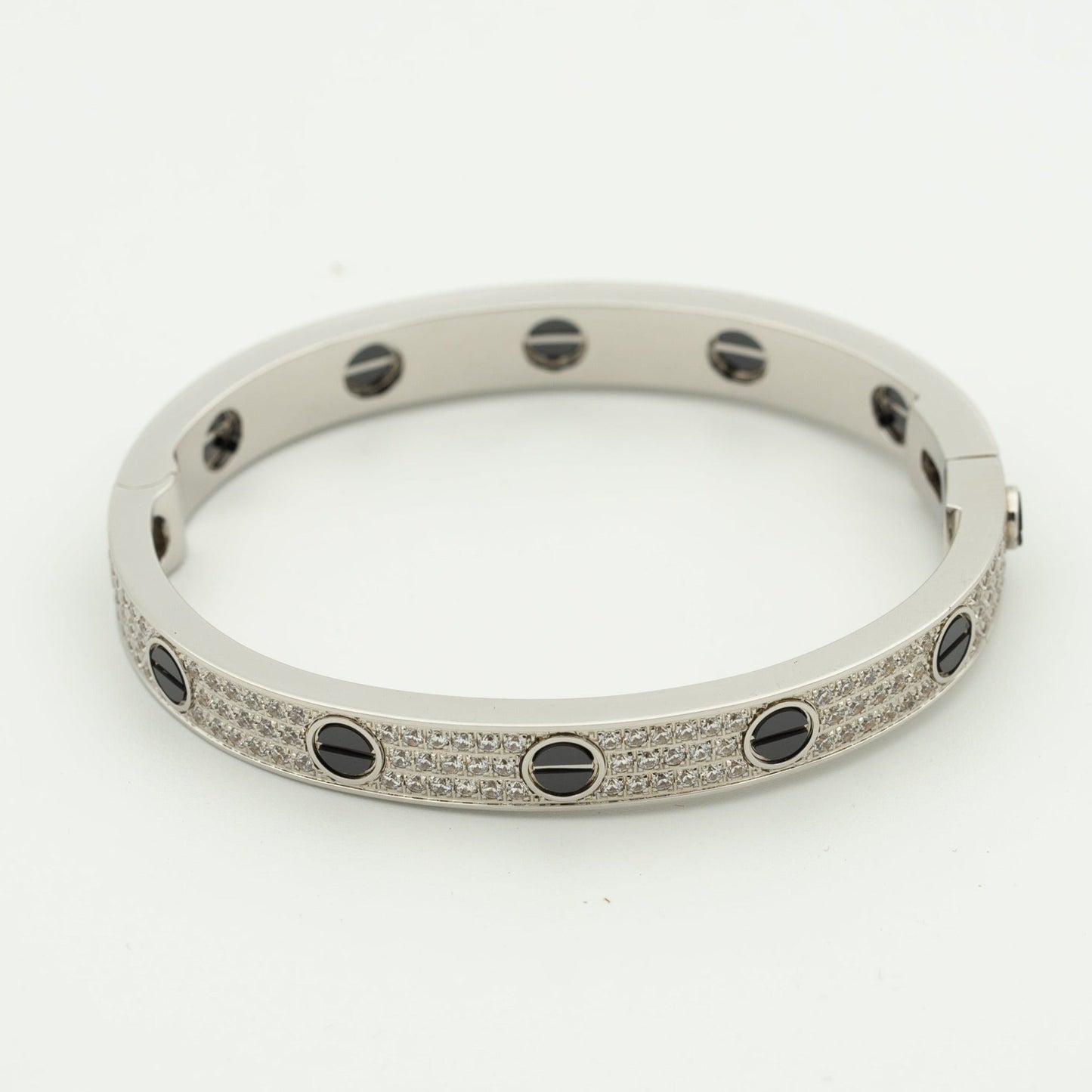 Mysitc LOVE BRACELET 6.1MM DIAMOND-PAVED CERAMIC