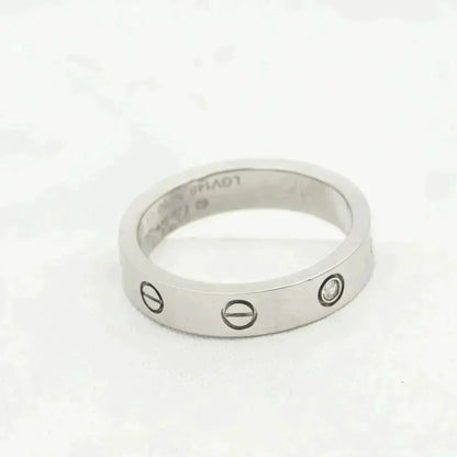 Mysitc LOVE RING 4MM 1 DIAMOND SILVER