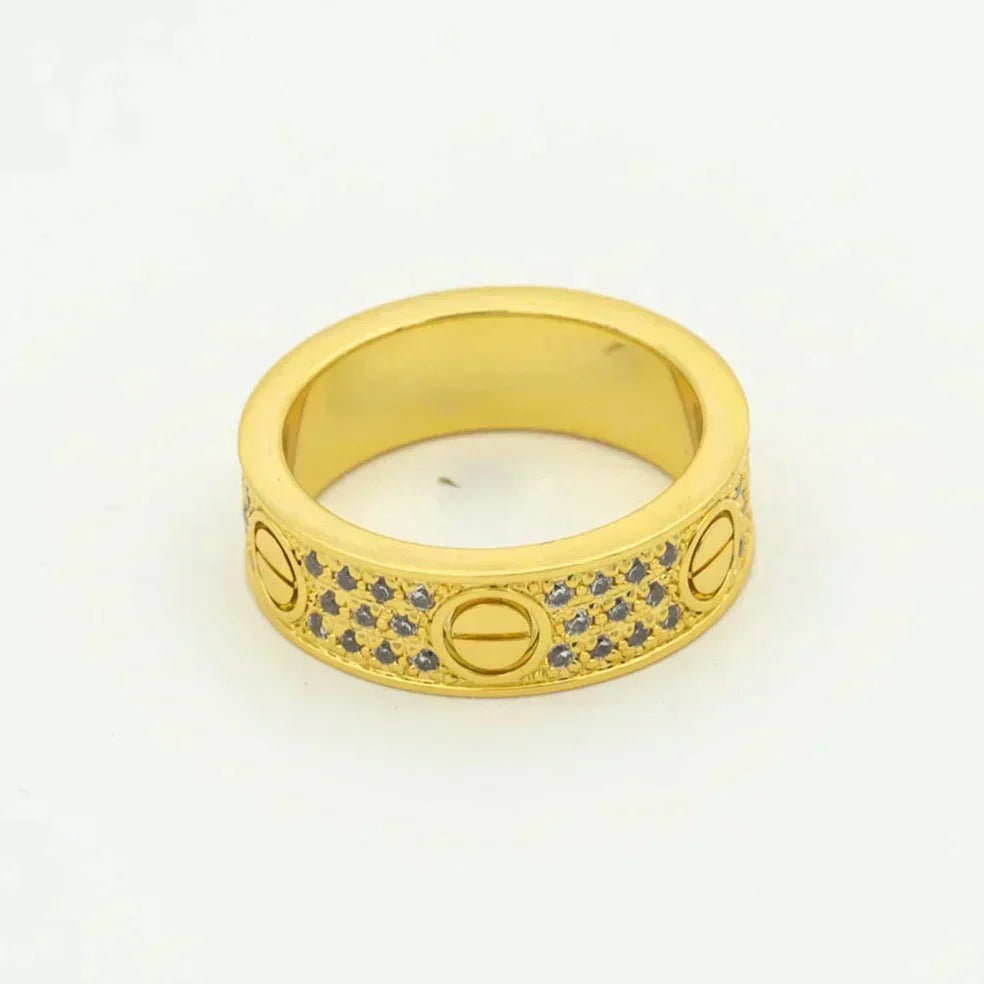 Mysitc LOVE RING 5.5MM DIAMONDS PAVED