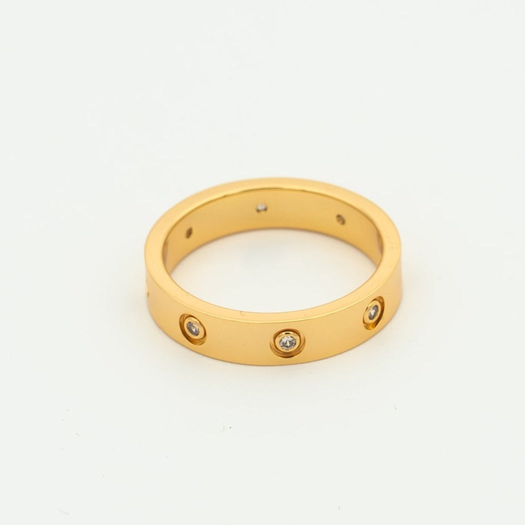 Mysitc LOVE RING 3.6MM 8 DIAMONDS