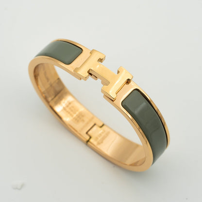 Mysitc H BRACELET BLUE GREEN 12MM