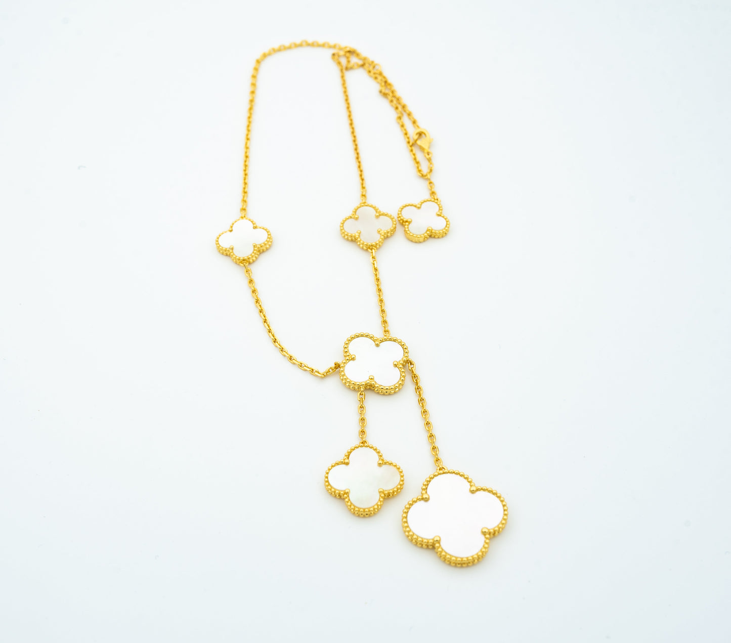 Mysitc CLOVER MOTHER OF PEARL NECKLACE 6 MOTIF