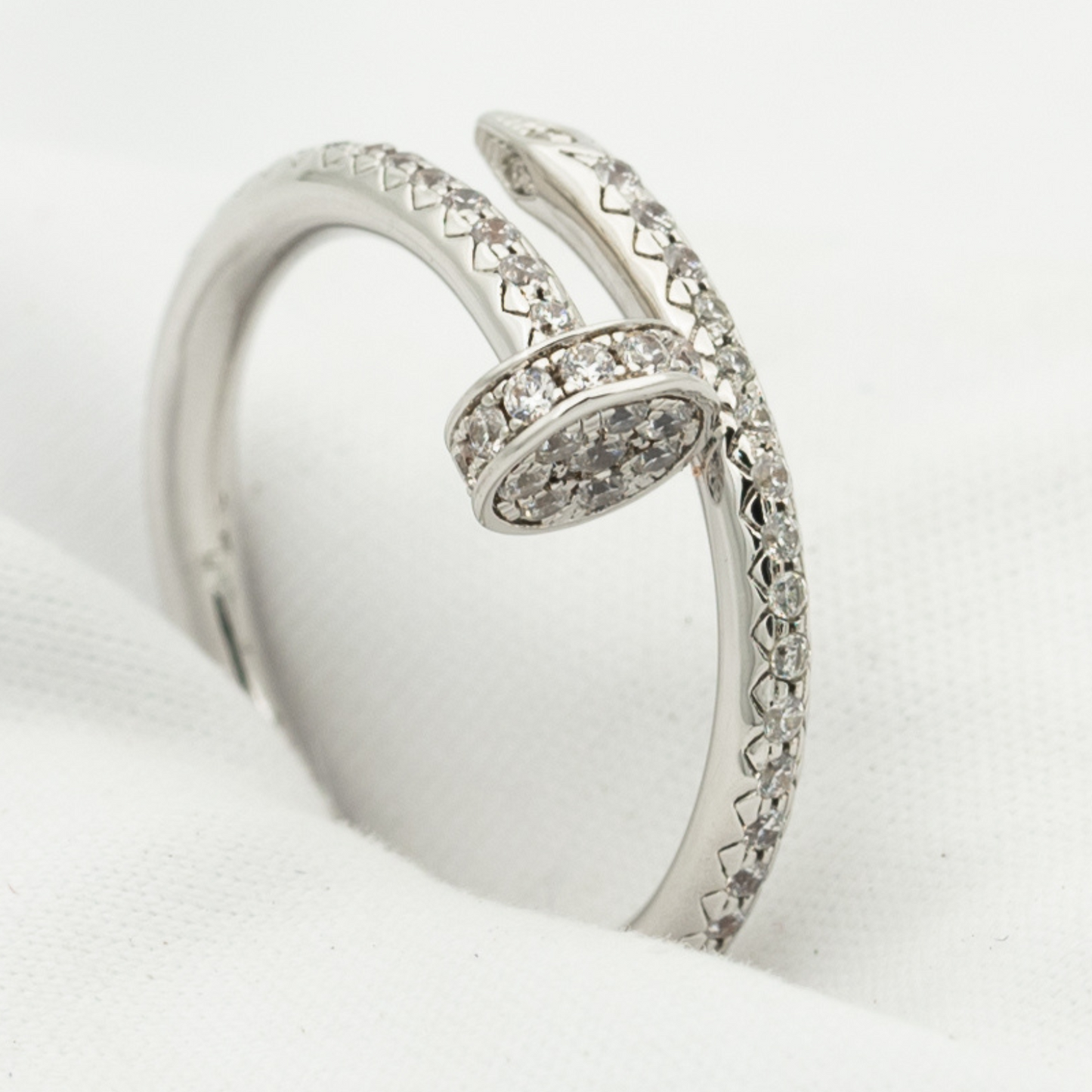 Mysitc JUSTE RING 1.8MM SILVER DIAMONDS