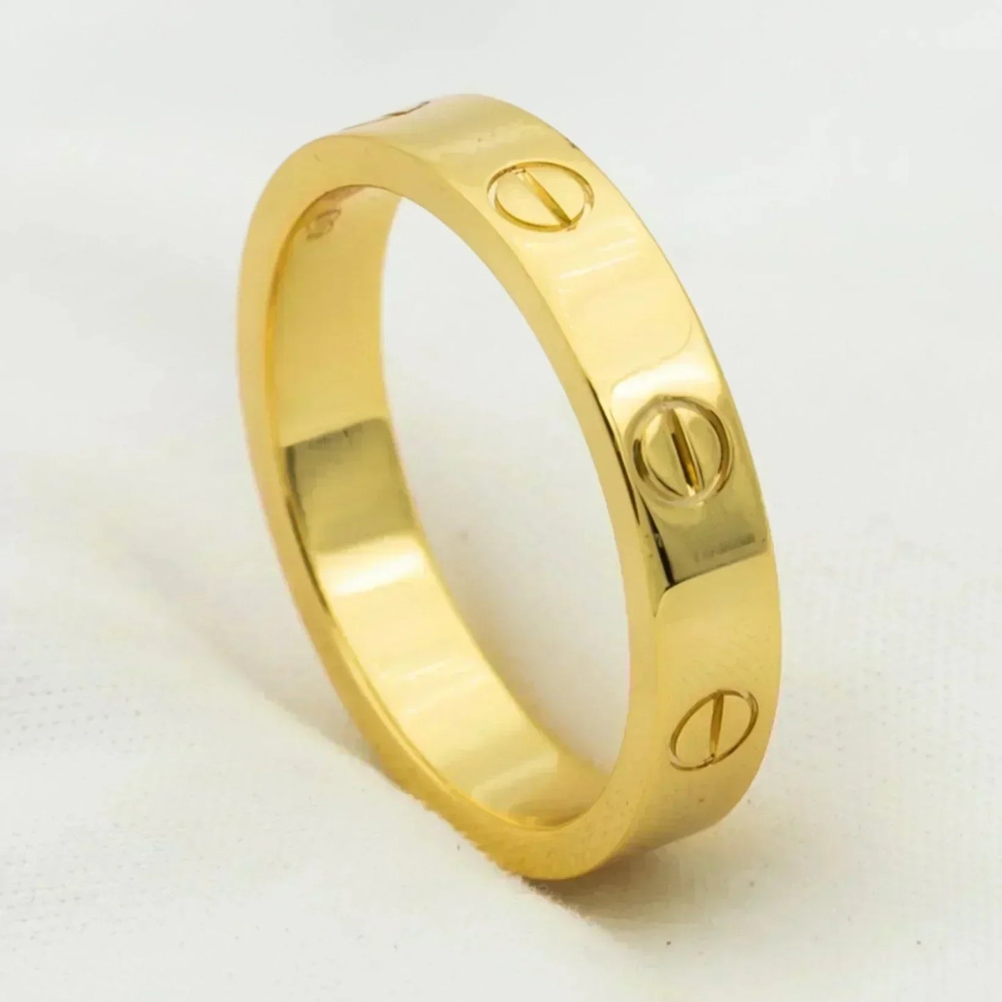 Mysitc LOVE RING 4MM 1 DIAMOND GOLD