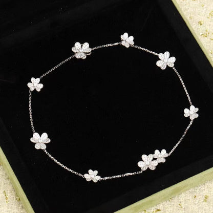Mysitc FRIVOLE SILVER 9 FLOWERS NECKLACE