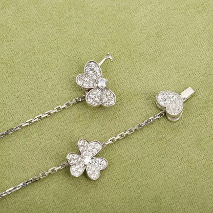 Mysitc FRIVOLE SILVER 9 FLOWERS NECKLACE