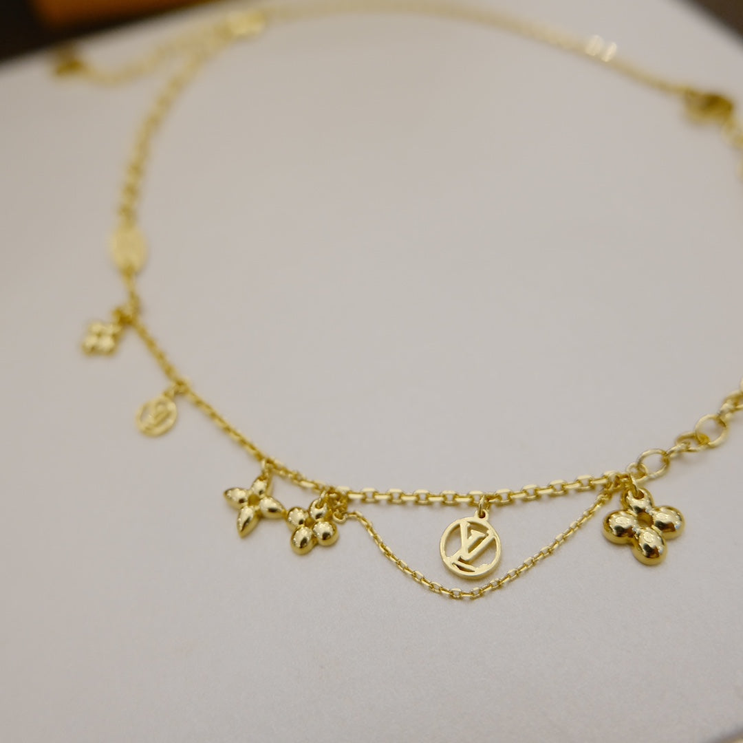 Mysitc BLOOMING SUPPLE NECKLACE BRASS