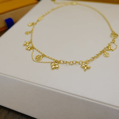 Mysitc BLOOMING SUPPLE NECKLACE BRASS