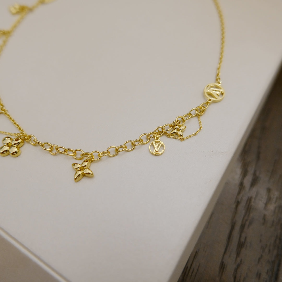 Mysitc BLOOMING SUPPLE NECKLACE BRASS
