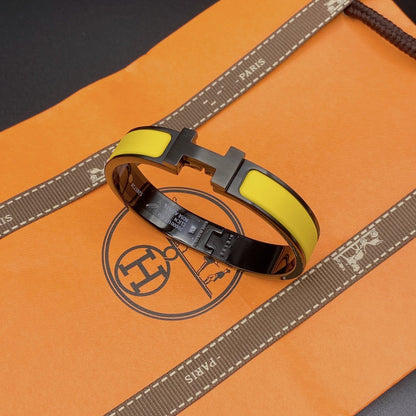 Mysitc CLIC HM SO BLACK YELLOW BRACELET