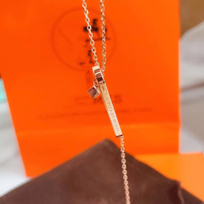 Mysitc HM NECKLACE PLATINUM ROSE GOLD DIAMOND