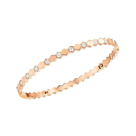 Mysitc BEE LOVE PINK GOLD DIAMOND BRACELET