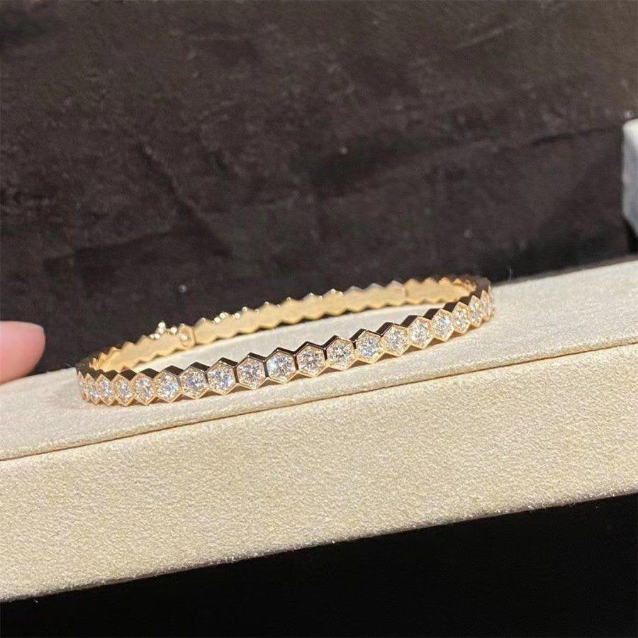 Mysitc BEE LOVE GOLD BRACELET FULL DIAMOND
