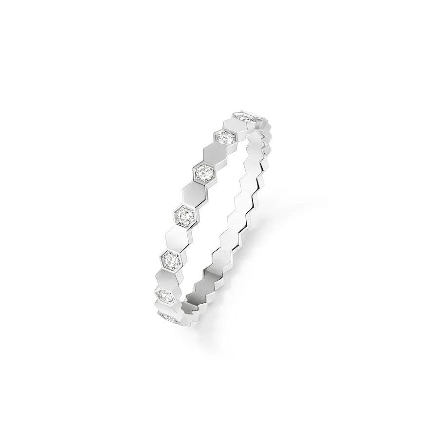 Mysitc BEE LOVE RING SILVER DIAMOND