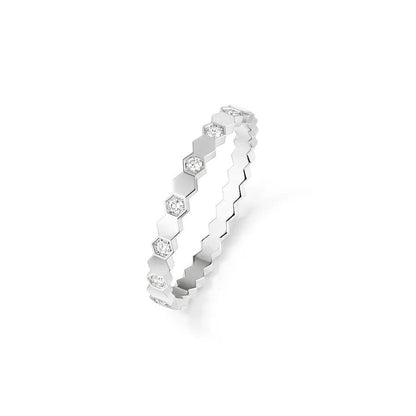 Mysitc BEE LOVE RING SILVER DIAMOND