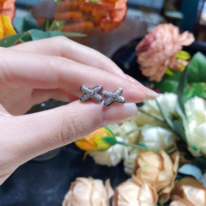 Mysitc JEUX DE SILVER DIAMOND EARRINGS
