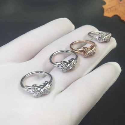 Mysitc JEUX DE SILVER DIAMOND RING