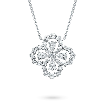 Mysitc LOOP NECKLACE FULL MOTIF DIAMOND 16MM MULTIPLE COLORS
