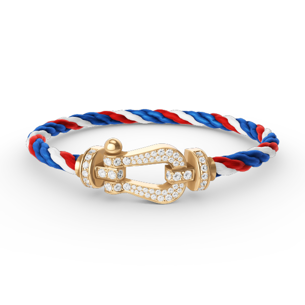 Mysitc FORCE LARGE HORSESHOE FULL DIAMOND BRACELET GOLD