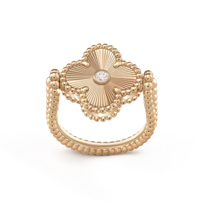 Mysitc CLOVER RIVERSIBLE ROSE GOLD RING