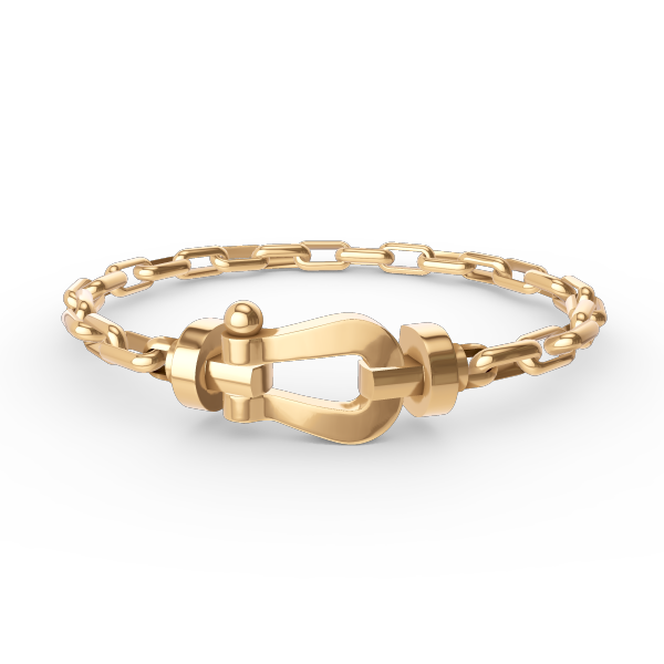 Mysitc FORCE LARGE HORSESHOE CLASP  METAL BRACELET