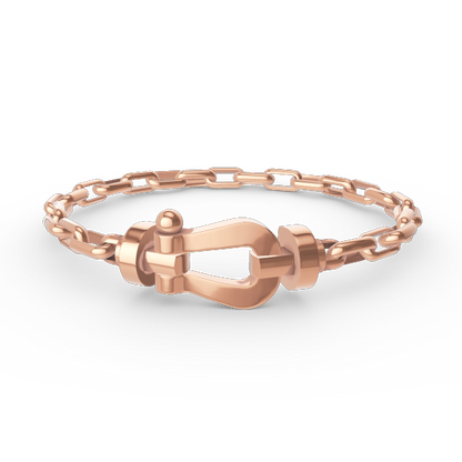 Mysitc FORCE LARGE HORSESHOE CLASP  METAL BRACELET
