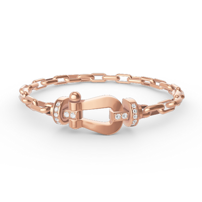 Mysitc FORCE LARGE HORSESHOE CLASP  METAL BRACELET