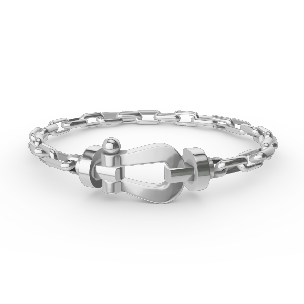 Mysitc FORCE LARGE HORSESHOE CLASP  METAL BRACELET
