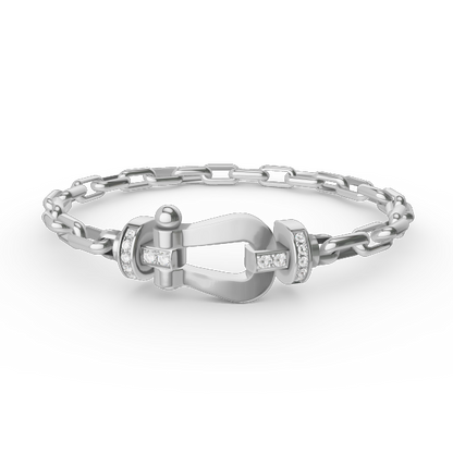 Mysitc FORCE LARGE HORSESHOE CLASP  METAL BRACELET
