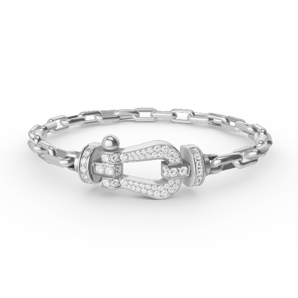 Mysitc FORCE LARGE HORSESHOE CLASP  METAL BRACELET