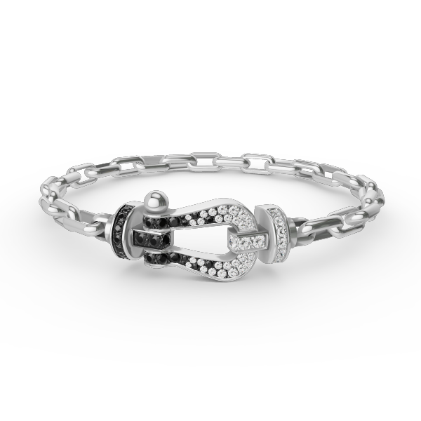 Mysitc FORCE LARGE HORSESHOE CLASP  METAL BRACELET
