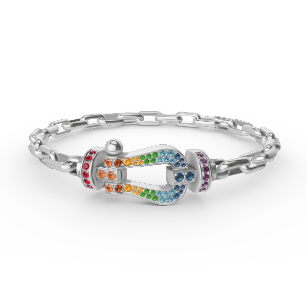 Mysitc FORCE LARGE HORSESHOE CLASP  METAL BRACELET
