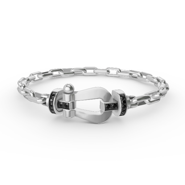 Mysitc FORCE LARGE HORSESHOE CLASP  METAL BRACELET