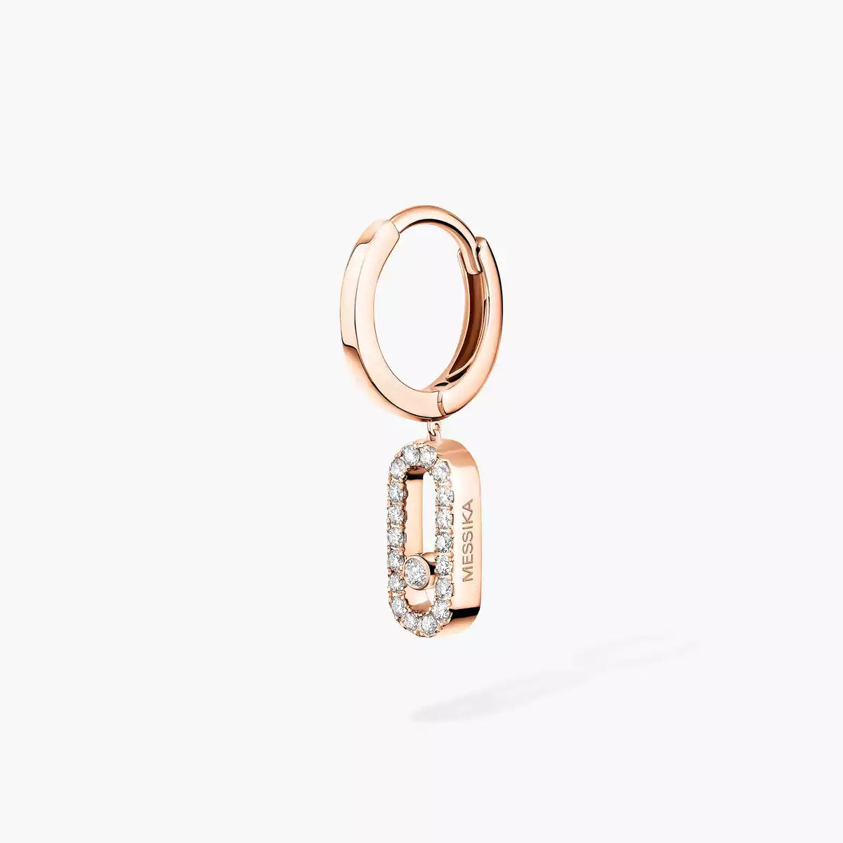 [ミスティック] ウノ シングルダイヤモンドフープピアス