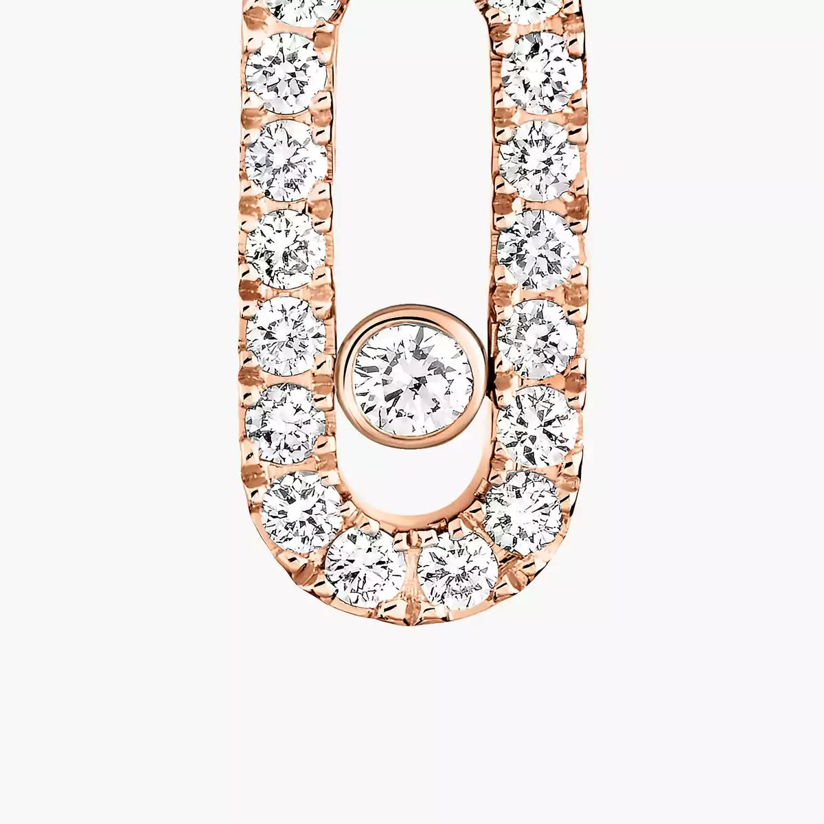 [ミスティック] ウノ シングルダイヤモンドフープピアス