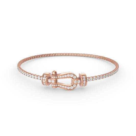 Mysitc FORCE  HORSESHOE  DIAMOND TENNIS BRACELET
