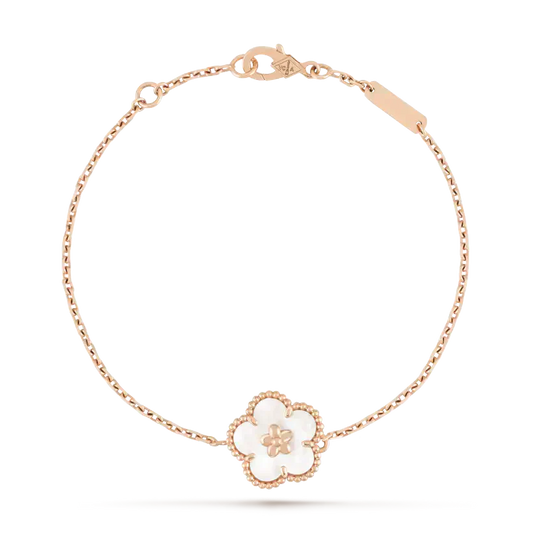 Mysitc LUCKY WHITE MOP PLUM BLOSSOM  BRACELET