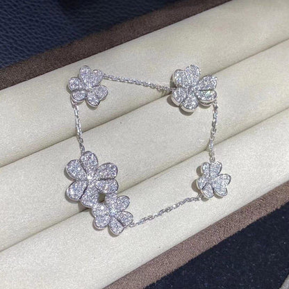 Mysitc FRIVOLE SILVER 5 FLOWERS BRACELET
