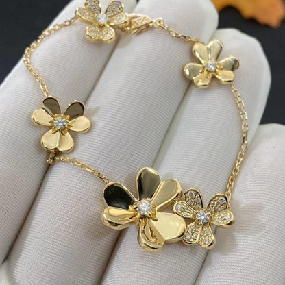 Mysitc FRIVOLE GOLD 5 FLOWERS BRACELET