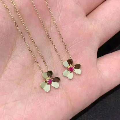 Mysitc FRIVOLE GOLD FLOWER NECKLACE