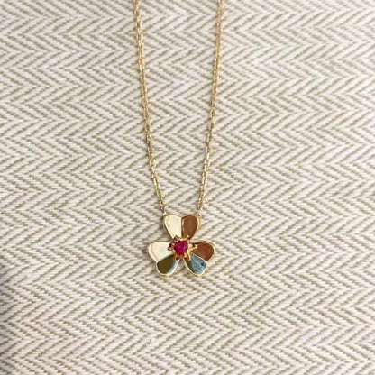 Mysitc FRIVOLE GOLD FLOWER NECKLACE