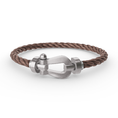 Mysitc FORCE LARGE HORSESHOE NO DIAMOND BRACELET SILVER
