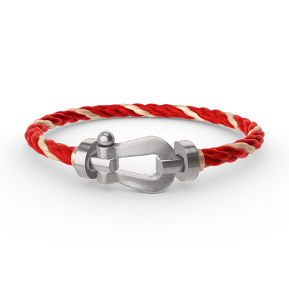 Mysitc FORCE LARGE HORSESHOE NO DIAMOND BRACELET SILVER